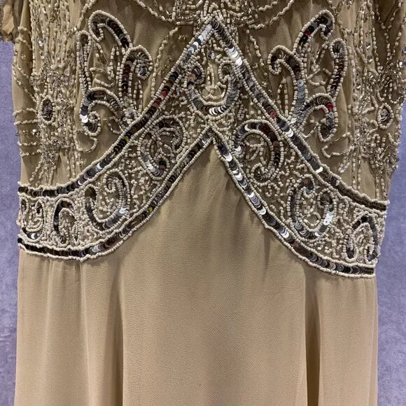 JKARA Beaded Mock Fair Dress - Picture 6 of 16
